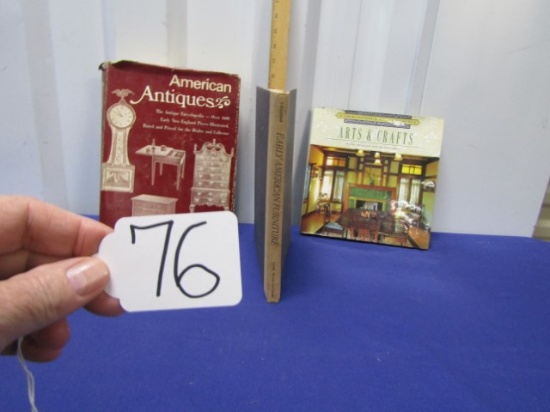 2 Hard Cover Books On Antiques And 1 Hard Cover Book On Arts And Crafts