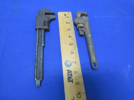 2 Antique 1920s Drop Forged Adjustable Wrenches