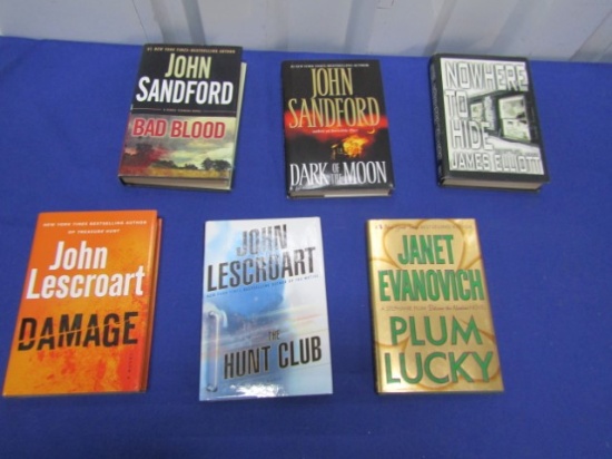 6 Hard Cover Novels By Top Novelists