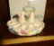 N I B 3 Piece Ceramic Easter Themed Egg Tray Set