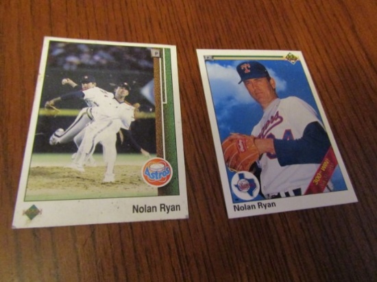 2 Vtg Nolan Ryan Baseball Cards