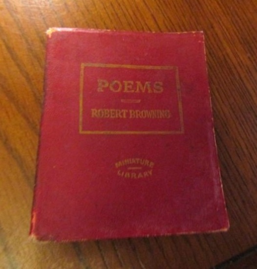 Vtg 1930s Little Leather Library Poems And Plays By Robert Browning