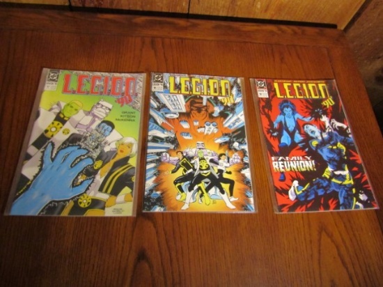 3 Vtg D C Comics " L.E.G.I.O.N. " July, Aug. And Sept. 1990 #s 17, 18 And 19