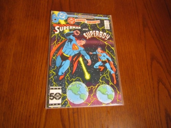 Vtg November 1985 D C Comics Presents #87 Superman And Superboy, 1st App Of Superboy