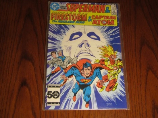 Vtg February 1986 D C Comics #90 Superman And Firestorm And Captain Atom