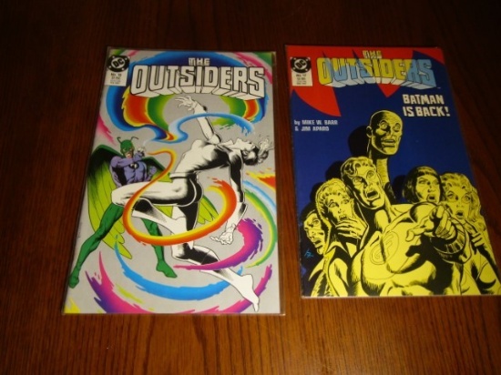2 Vtg D C Comics February And March 1987 #s 16 And 17 The Outsiders