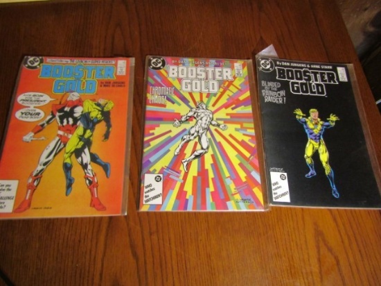 3 Vtg D C Comics Oct. 1986, Aug. And Sept. 1987 #s 9, 19 And 20 Booster Gold