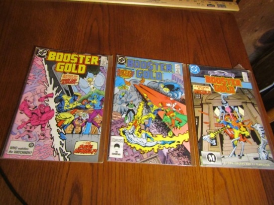 3 Vtg D C Comics Oct. And Nov. 1987 And Jan. 1988 #s 21, 22 And 24 Booster Gold