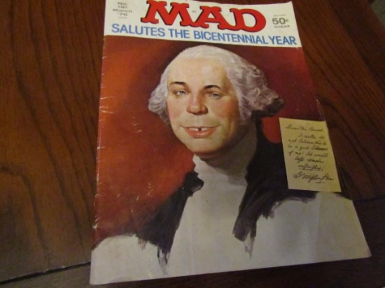 Vtg March 1976 Mad ( Magazine ) Salutes The Bicentennial Year