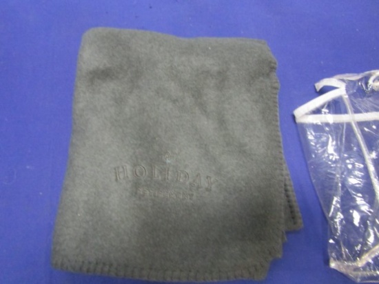 New, Never Used, Throw Blanket In A Clear Plastic Storage Bag