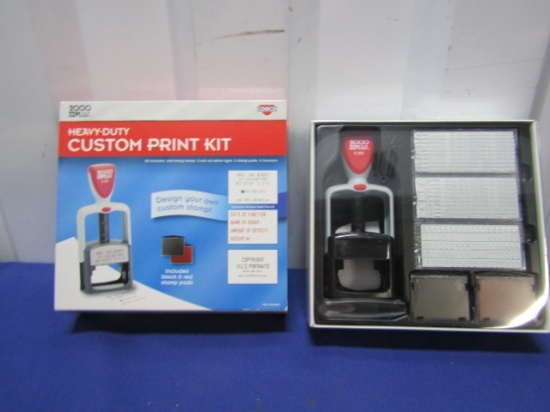 N I B Cosco Heavy Duty Custom Print Kit