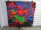 Hand Painted On Canvas Psychodelic Clown Poster