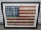 Framed And Matted Jasper Johns Famous 48 Star U S A Flag Print (LOCAL PICK UP ONLY)