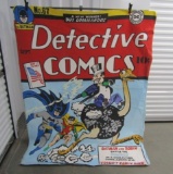Large Batman D C Comics Hand Painted Poster On Canvas