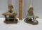 2 Mid Century Porcelain Figurines