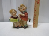 Vtg Mid Century (1956) Porcelain Wall Pocket