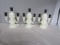 3 Blow Mold Battery Powered Skeleton Candelabras