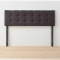Queen Emmie Adjustable Upholstered Headboard With Square Tufting Charcoal ( No Shipping)