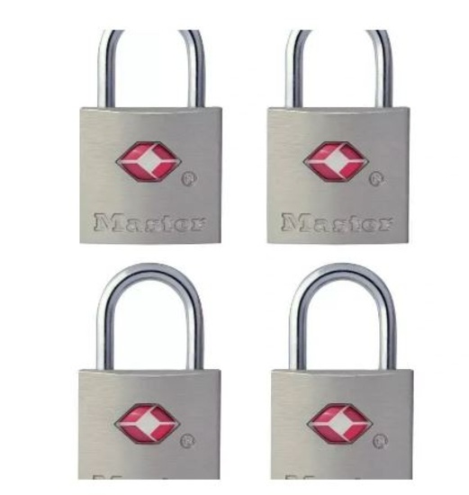 Master Lock 4pk 22mm Key Lock