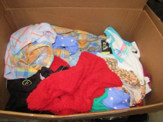 Box Of Children's Various New Clothes