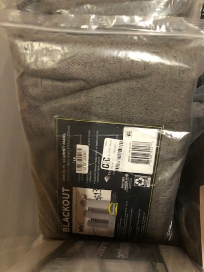 Tub of 7 various Blackout Panels 84" Long