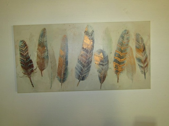Pretty Textured Print On Canvas