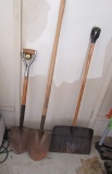 D Handle Shovel, Regular Shovel And A Snow Shovel  (LOCAL PICK UP ONLY)
