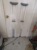 Aluminum Adjustable Height Crutches  (LOCAL PICK UP ONLY)