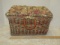 Vtg Rattan Sewing Box