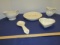 Vtg Pfaltzgraff U. S. A. Pie / Quiche Plate, Gravy Boat, Creamer, Spoon Rest And