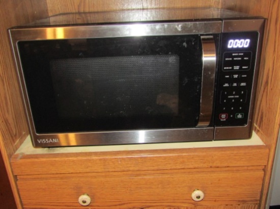 Vissani 1.6 Cu. Ft. Countertop W/ Sensor Cook Microwave In Stainless Steel  (LOCAL PICK UP ONLY)