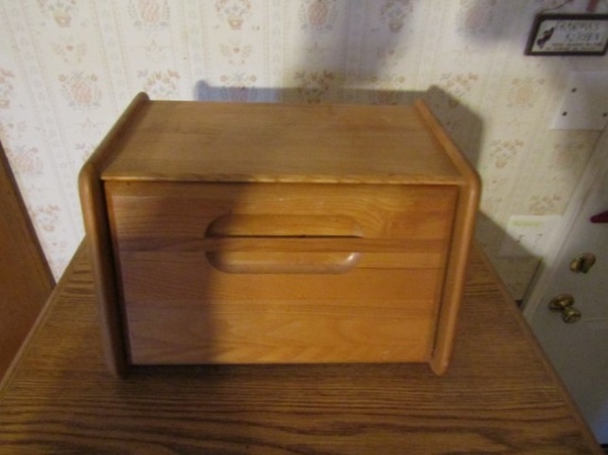 Solid Wood Bread Box