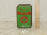 Vtg Boy Scouts Of America Official First Aid Kit By Johnson And Johnson
