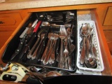 Drawer Full Of Silverware And A Few Miscellaneous Kitchen Items