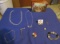 Costume Jewelry Lot: 3 Necklaces, 2 Bracelets, 1 Set Of Earrings, 2 Pendants,