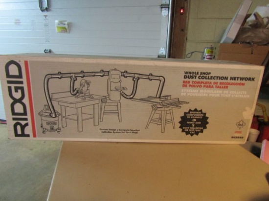 N I B Ridgid Whole Shop Dust Collection Network Model D C 5050