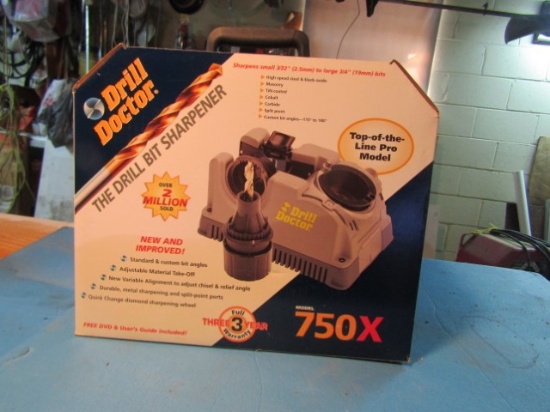 N I B Drill Doctor Drill Bit Sharpener Model 750 X