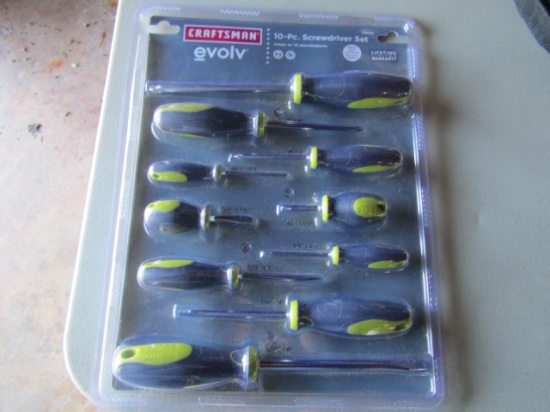 N I B Craftsman Evolv 10 Piece Screwdriver Set