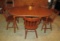 Vtg Laminated Wood Kitchen Table & 4 Chairs ( Local Pick Up Only )