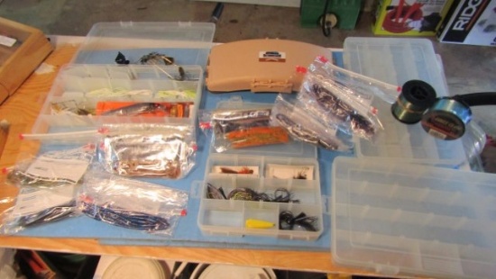 Fishing Tackle Including Lures That Look Like New