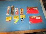 7 New Fishing Lures And 2 Bags Of Jelly Worms