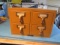 Vtg Gaylord Bros. Solid Wood Index Card Box (LOCAL PICK UP ONLY)