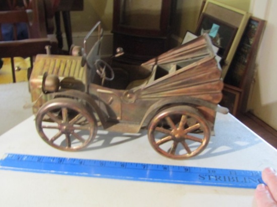 Vtg Musical Brass Jalopy