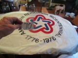 Vtg 1976 American Revolution Bicentennial Flag / Banner