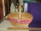 Williams Sonoma Wicker Picnic Basket W/ Lining