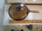 Pyrex Amber Glass Vision Ware 2.5 Liter Pot W/ Lid