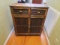 Nice Rattan And Bamboo Wood Console Table W/ 2 Drawers And Double Door Cabinet (LOCAL PICK UP ONLY)