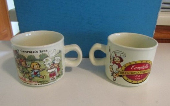 Two 1994 Campbell's Soup Kids Mugs By Westwood