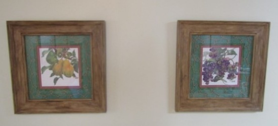2 Beautifully Framed And Matted Watercolor Prints By Elizabeth Berry