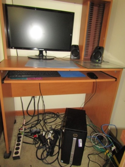 H P Pavilion Computer Model 570-p026, Samsung Monitor And Speakers (LOCAL PICK UP ONLY)